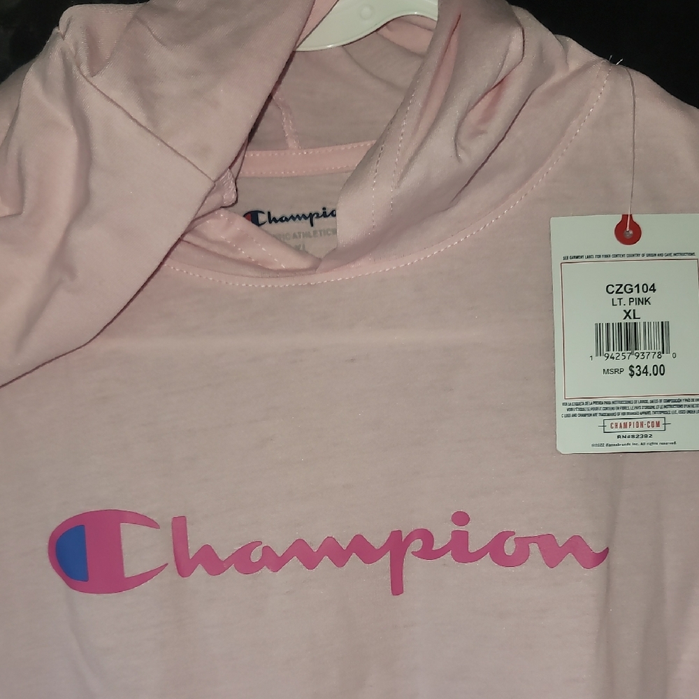 Champion Pastel Pink Hoodie